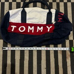 Tommy Hilfiger Red, White, and Blue Duffel Bag